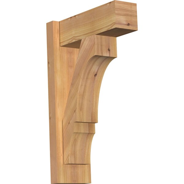 Ekena Millwork Balboa Block Smooth Outlooker, Western Red Cedar, 5 1/2"W x 14"D x 22"H OUT06X14X22BOA05SWR - main